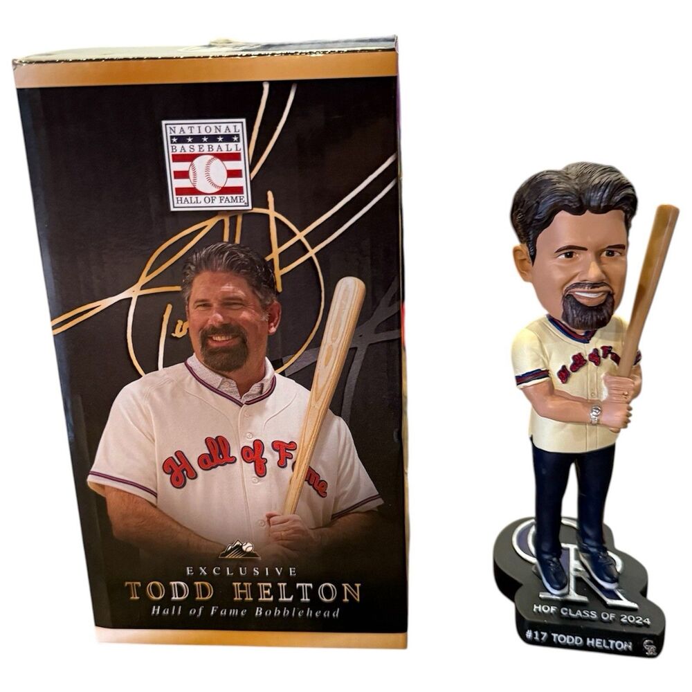Todd Helton Hall of Fame Bobblehead Exclusive 2024 Rockies Limited Edition NIB